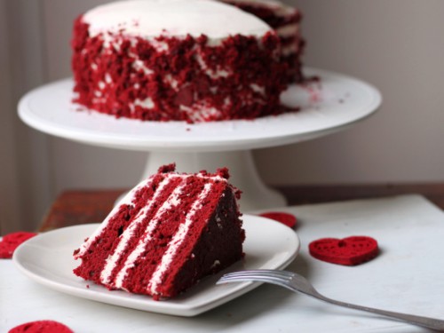 Vörös bársony (Red velvet) torta